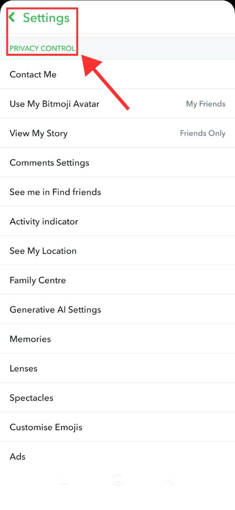 Privacy Controls