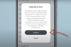 Delete Snapchat AI Data