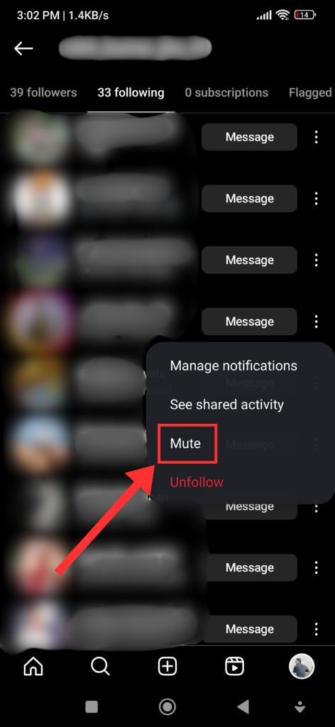 Choose what to mute