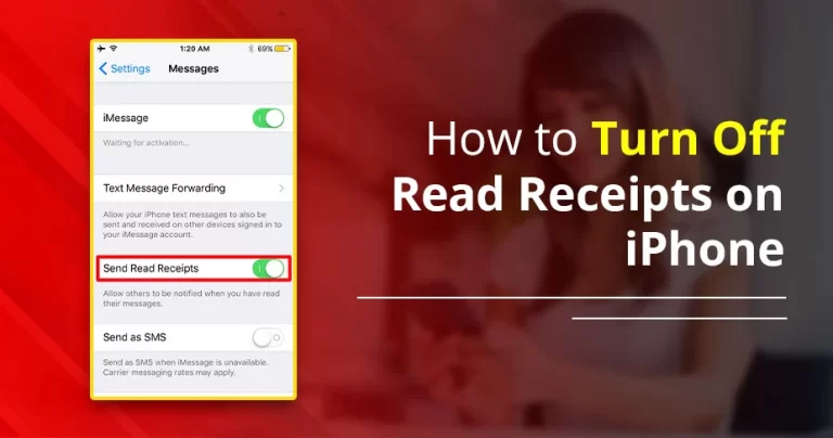 How to turn off read receipts on iPhone