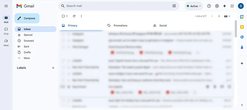open Gmail on your computer