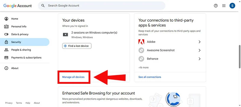 Manage all devices