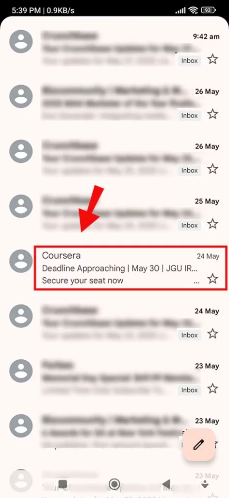 no ‘inbox’ email are the Archived ones
