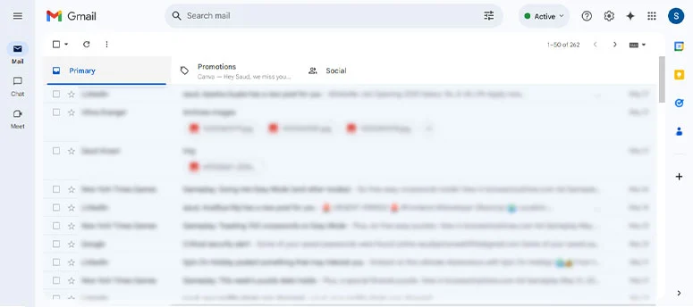 open your Gmail app on your desktop.