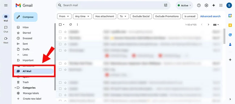 find your email by searching