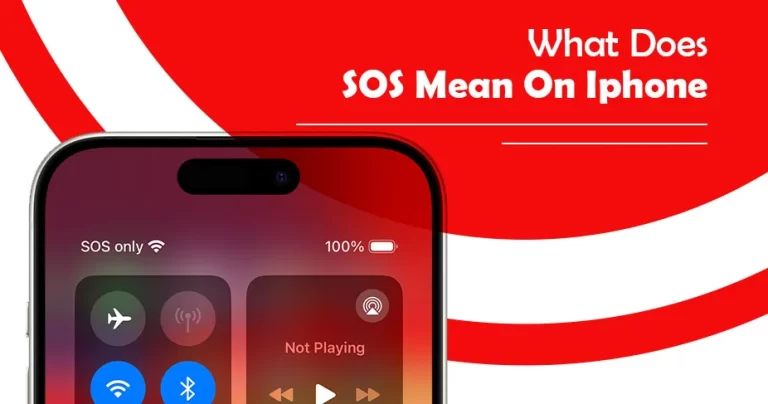 What Does SOS Mean On Iphone