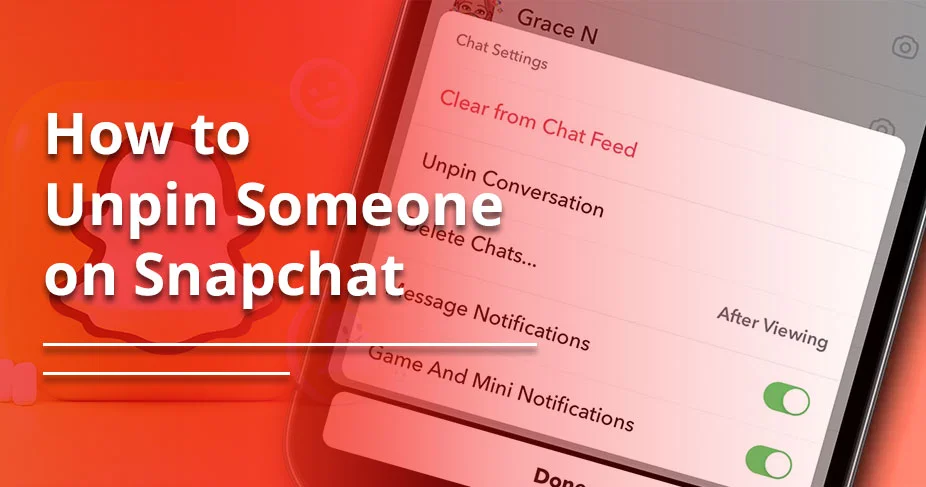 How to Unpin Someone on Snapchat