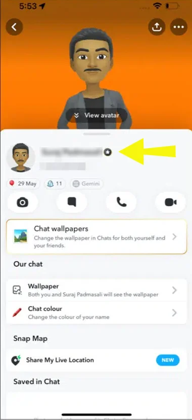subscribed user’s profile comes with a badge or star icon