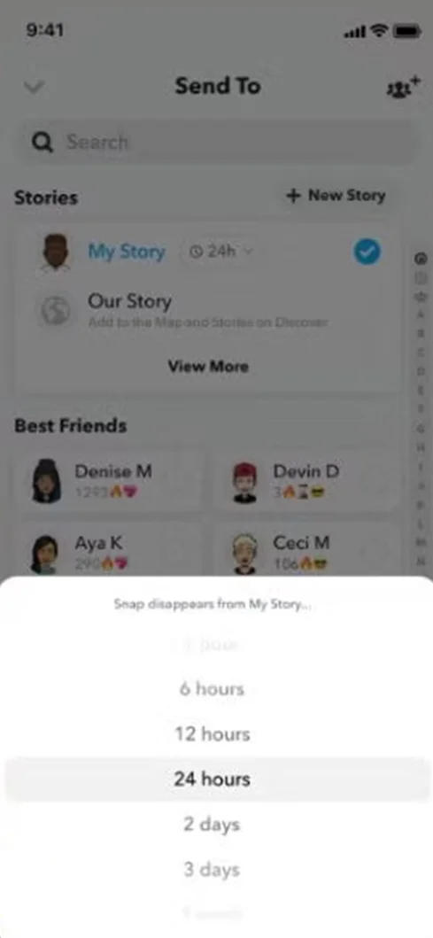 Extended story period