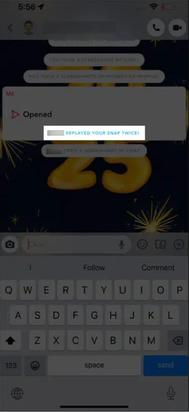 Story rewatch notification