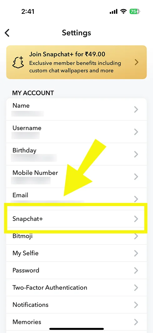 Snapchat+ Banner