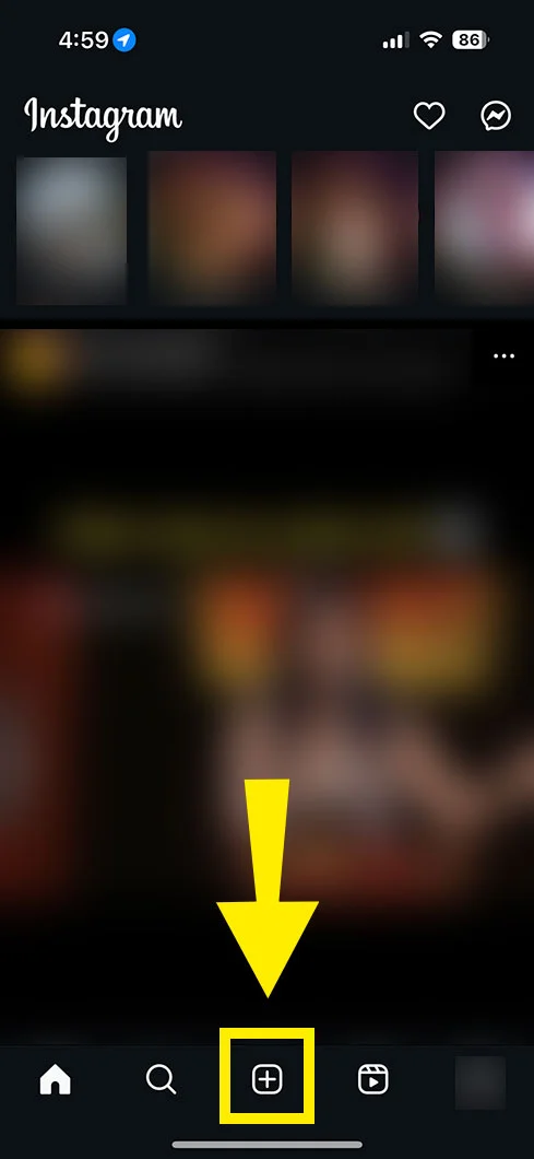 click on the + sign