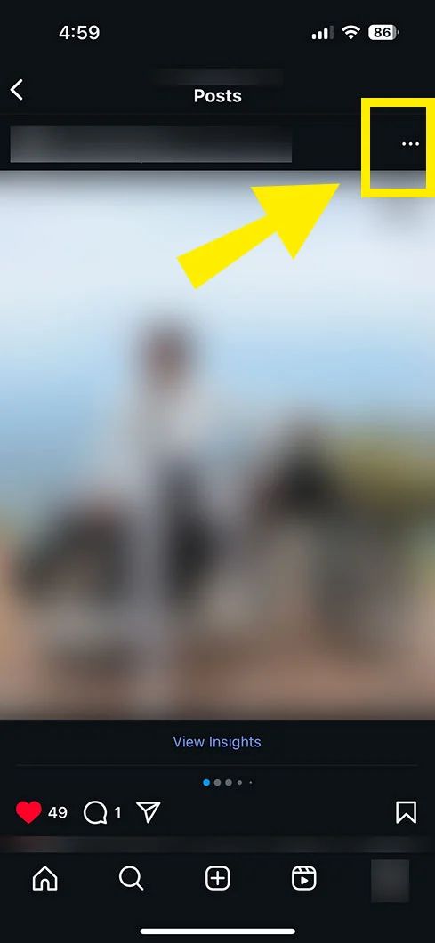click on the three dots
