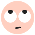 Face with rolling eyes emoji