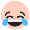 Laugh with tears emoji