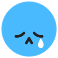 Weep emoji 