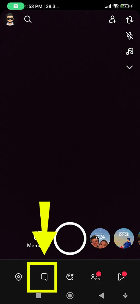 Come to the Chat section.