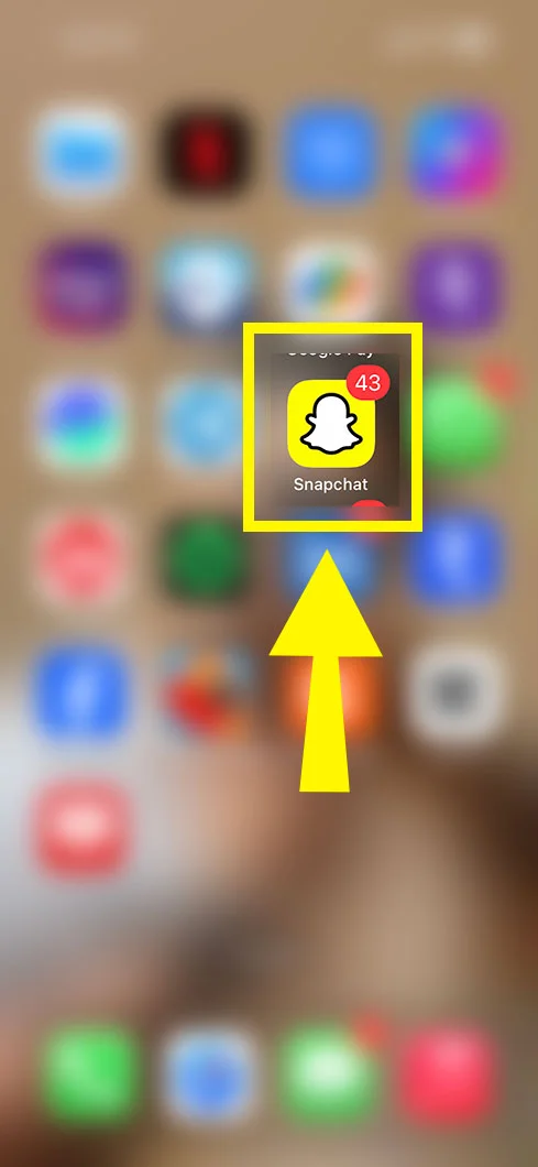 Open Snapchat.