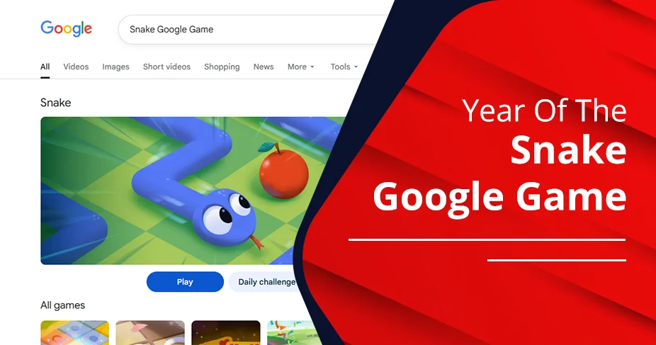 year of the snake google game