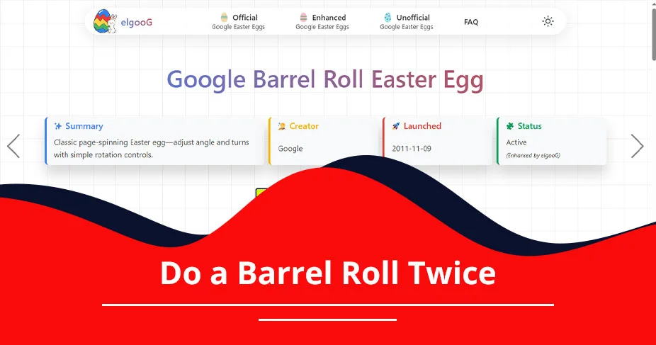 Do a Barrel Roll Twice